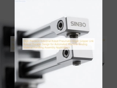 Wysokiej precyzji robot przemysłowy Pneumatyczny uchwyt do palców Łącznik Robustna trwała konstrukcja dla automatycznej maszyny do obróbki materiałów