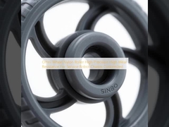 Omni Wheel Nylon Roller Wysoka precyzja Wysoka odporność na zużycie dla serwisowego robota Podwozie dostosowane