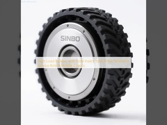 Gumowe maszyny do dużych obciążeń z wstawieniem stalowym koła napędowe dla serwisowych robotów ruchomych