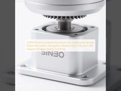 Obrotowy wspornik LIDAR, odlew aluminiowy dla modułu percepcji i nawigacji robota serwisowego, wysoka precyzja, obrót 360 stopni, stabilne skanowanie