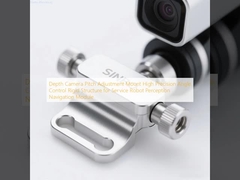 Uchwyt do regulacji pochylenia kamery głębi, precyzyjna kontrola kąta, sztywna konstrukcja dla modułu percepcji i nawigacji robota serwisowego