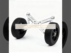 Przekraczanie przeszkód Koło pomocnicze Przyczepka wysokiej wytrzymałości CNC Machining China Custom for Special Robot