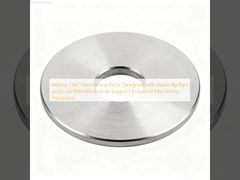 Frezowane części mechaniczne CNC zaprojektowane z różnymi parametrami w zależności od części i niską konserwacją w celu wsparcia procesów obróbki przemysłowej