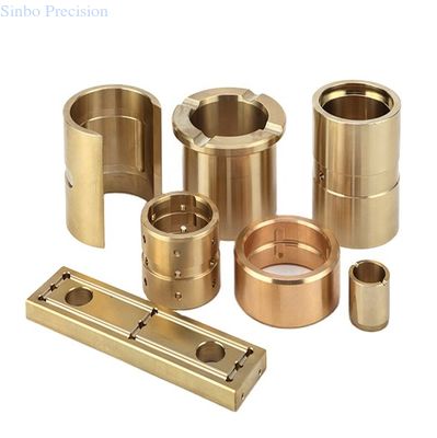 CNC precision turning brązowe elementy miedziane z stali nierdzewnej